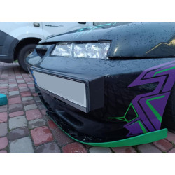 Купить Подставка под номер на край бампера (пластик) Черный мат