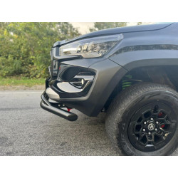 Купить Передний ус двойной Vegas (2015-2020, черный, 76мм) для Toyota Hilux 2015- гг