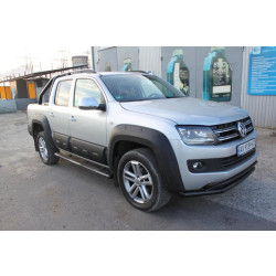 Купить Передний ус двойной Vegas 76/42 2010-2016 (черный) для Volkswagen Amarok