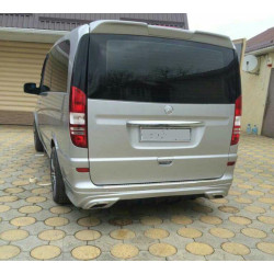 Купить Накладка на задний бампер AMG (под покраску) Средняя-Длинная базы для Mercedes Vito W639 2004-2014 гг