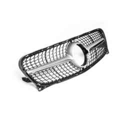 Купити Передня решітка Diamond Silver (2014-2016) для Mercedes GLA X156 рр