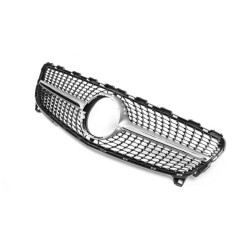 Купити Передня решітка Diamond SIlver (2015-2018) для Mercedes A-сlass W176 рр