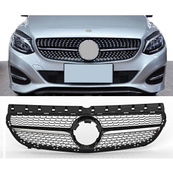 Купити Передня решітка Diamond Black (2015-2018) для Mercedes B-class W246 рр