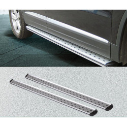 Купити Бокові пороги оригінал V2 (2 шт., алюм) для Volkswagen Tiguan 2007-2016 рр