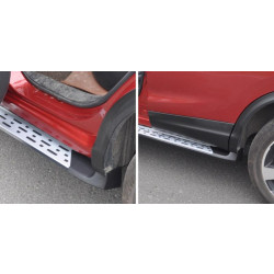 Купити Бокові пороги Оригінал V1 (2 шт) для Nissan Qashqai/Rogue Sport 2014-2021 рр