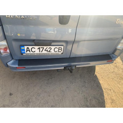 Купить Накладка на задний бампер DDU (ABS) для Renault Trafic 2001-2015 гг