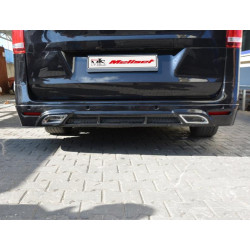 Купить Накладка на задний бампер V2 (под покраску) для Mercedes Vito/V-class W447 2014- гг