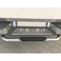 Купить Задняя защита Omsa (нерж) 76 мм для Nissan Navara/NP300 2016- гг