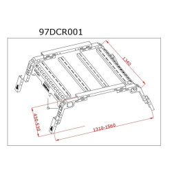 Купити Ролбар Bed Rack для Ford F-150 2014- рр