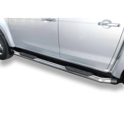 Купити Бокові пороги Amazon Chome (2 шт., нерж) для Volkswagen Amarok 2022- рр