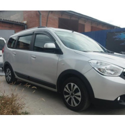 Купити Накладки на арки (4 шт, чорні) для Renault Lodgy 2013-2022 рр