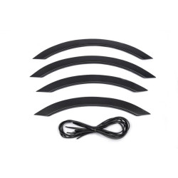 Купити Накладки на арки вузькі (4 шт, чорні) для Volkswagen Crafter 2006-2016 рр