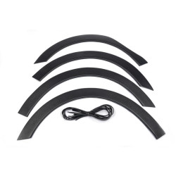 Купити Накладки на арки (4 шт, чорні) 2012-2019, металеві для Renault Kangoo рр