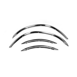 Купити Накладки на арки (4 шт, нерж) для Mercedes C-class W203 2000-2007рр