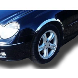 Купити Накладки на арки (4 шт, нерж) для Mercedes CLK W208 1997-2002 рр
