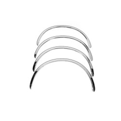 Купить Накладки на арки (4 шт, нерж) для Nissan Micra K12 2003-2010 гг