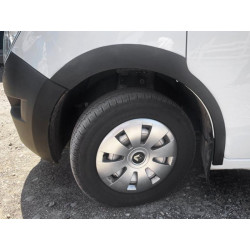 Купити Накладки на арки (2011-2019, 4 шт, чорні, ABS) для Renault Master рр