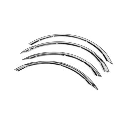 Купити Накладки на арки (4 шт, нерж) для Nissan Primera P12 2002-2007 рр