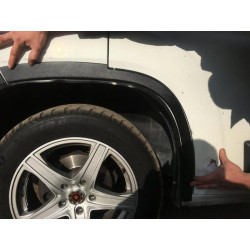 Купити Накладки на арки (4 шт, чорні) Металеві для Peugeot Boxer 2006-2025 рр