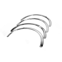 Купити Накладки на арки (4 шт, нерж) для Toyota Yaris 2006-2011 рр