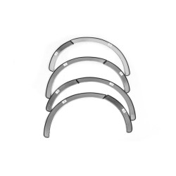 Купити Накладки на арки (4 шт, нерж) для Toyota Yaris 2006-2011 рр