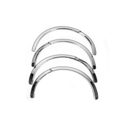 Купити Накладки на арки (4 шт, нерж) для Toyota Yaris 2006-2011 рр