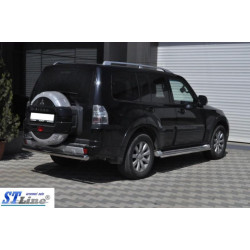 Купить Задняя дуга AK002 (нерж.) для Mitsubishi Pajero Wagon III