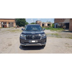 Купить Передняя защита ST014 (нерж) 60/42 мм для Toyota Land Cruiser Prado 150