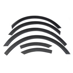 Купити Накладки на арки (чорний мат) Коротка база, 2 бічних (пластик) для Volkswagen Caddy 2010-2015 рр