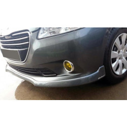 Купити Накладка на передній бампер (2012-2017, під фарбування) для Peugeot 301