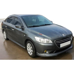 Купити Бокові пороги 2012-2017 (під фарбування) для Peugeot 301