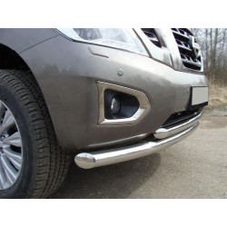 Купить Передняя защита ST014 (нерж) 60/42 мм для Range Rover III L322 2002-2012 гг