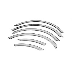 Купить Накладки на арки (нержавейка) Короткая база, 2 сдвижных двери для Volkswagen Caddy 2004-2010 гг