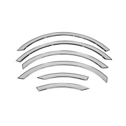 Купить Накладки на арки (нержавейка) Длинная база для Volkswagen Caddy 2004-2010 гг