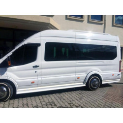 Купить Боковые пороги (под покраску) для Ford Transit 2014- гг