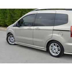 Купить Боковые пороги (под покраску) для Ford Courier 2014-2023 гг