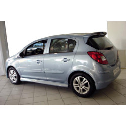 Купити Бічні пороги (під фарбування) для Opel Corsa D 2007-2014 рр