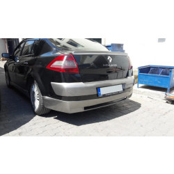 Купить Задняя накладка на бампер (под покраску) для Renault Megane II 2004-2009 гг