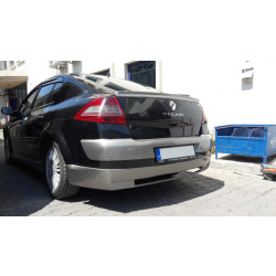 Купить Задняя накладка на бампер (под покраску) для Renault Megane II 2004-2009 гг