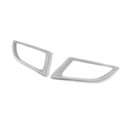 Купить Накладки в бампер (2008-2012, 2 шт, под покраску) для Renault Megane III