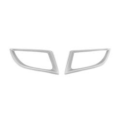 Купить Накладки в бампер (2008-2012, 2 шт, под покраску) для Renault Megane III