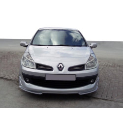 Купить Накладка на передний бампер V1 (под покраску) для Renault Clio III 2005-2012 гг