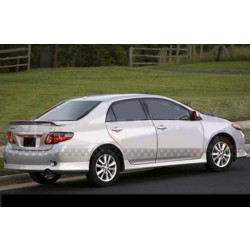 Купити Накладка на задній бампер (під фарбування) для Toyota Corolla 2007-2013 рр