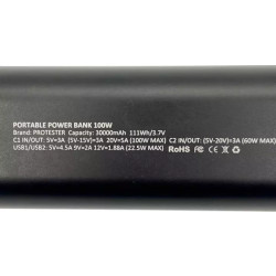 Купить Пoвepбaнк для нoутбукa З0000 mAh PROTESTER PRO-PD100W