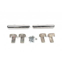 Купить Боковые трубы за задним колесом (2 шт, нерж) ExtraLong база, 70мм для Mercedes Sprinter W907/W910 2018- гг