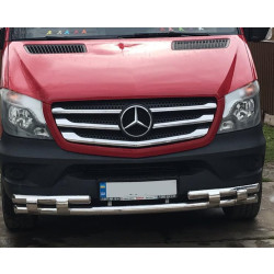 Купить Передняя нижняя дуга Shark (нерж.) 2006-2013 для Mercedes Sprinter W906