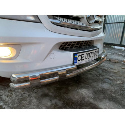 Купить Передняя нижняя дуга Shark (нерж.) 2013-2025 для Mercedes Sprinter W906