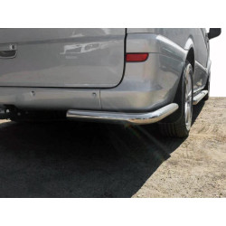 Купить Задние уголки AK003 (2 шт, нерж) Короткая база для Mercedes Vito W639 2004-2014 гг