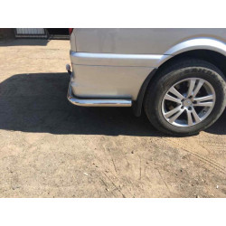 Купить Задние уголки AK003 (2 шт, нерж) Короткая база для Mercedes Vito W639 2004-2014 гг