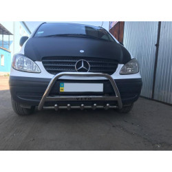 Купить Кенгурятник WT004 (нерж.) с надписью, 2010-2015, 60мм для Mercedes Vito W639